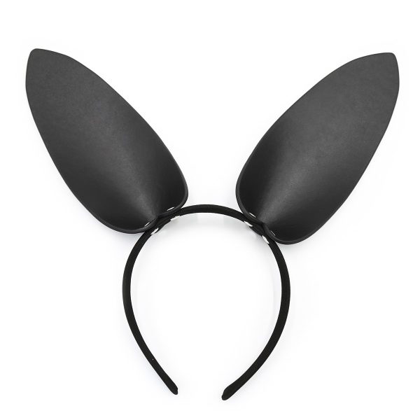 Oreilles de lapin Bunny Simili noir – Image 4