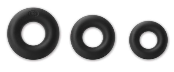 Pack de 3 cockring en silicone Renegade