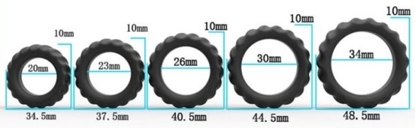 Pack de 5 cockrings Enhance Rings Silicone – Image 6