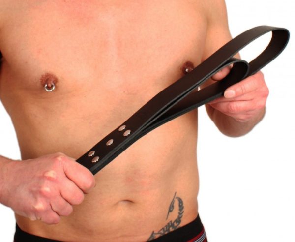Paddle double en cuir 25 cm – Image 2
