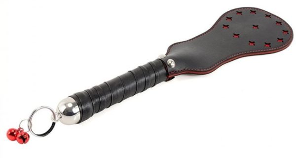 Paddle en simili Star noir-rouge 35cm – Image 3