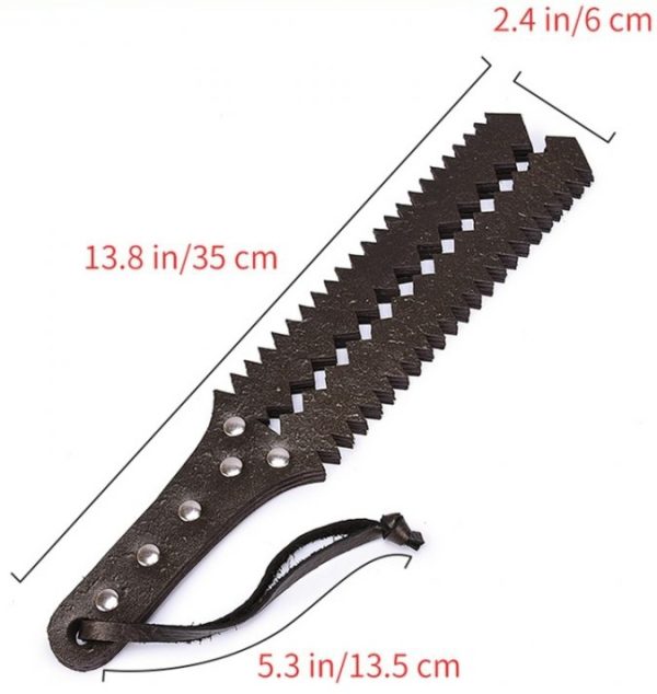 Paddle simili 6 lanières Sawtooth 35cm – Image 5
