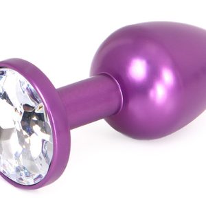 Plug Bijou Anal Alu Gem light 6 x 2.8 cm Violet