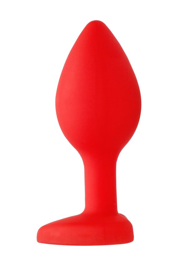 Plug Bijou Anal Silicone Heart Rouge 6 x 2.8 cm – Image 8