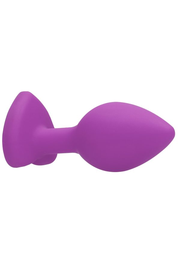 Plug Bijou Anal silicone Heart Violet 6 x 2.8 cm – Image 4