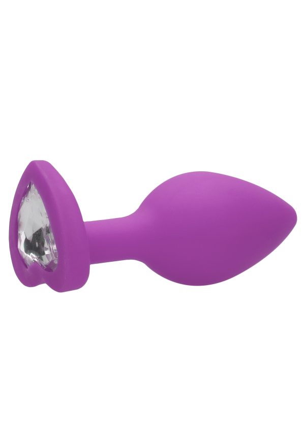 Plug Bijou Anal silicone Heart Violet 6 x 2.8 cm – Image 7