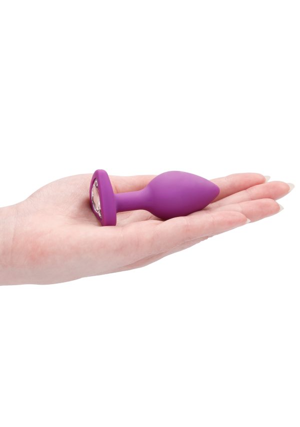 Plug Bijou Anal silicone Heart Violet 6 x 2.8 cm – Image 10