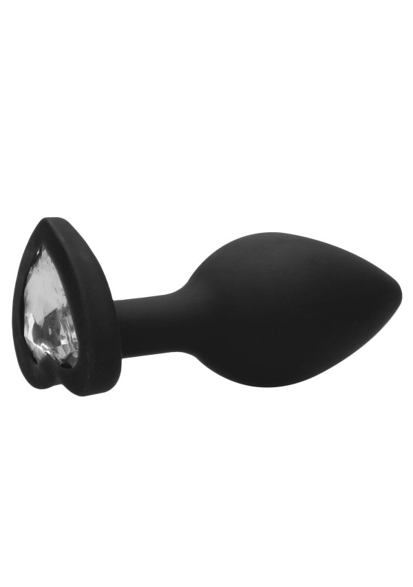 Plug Bijou Anal Silicone Heart Noir 7 x 3.5 cm – Image 9