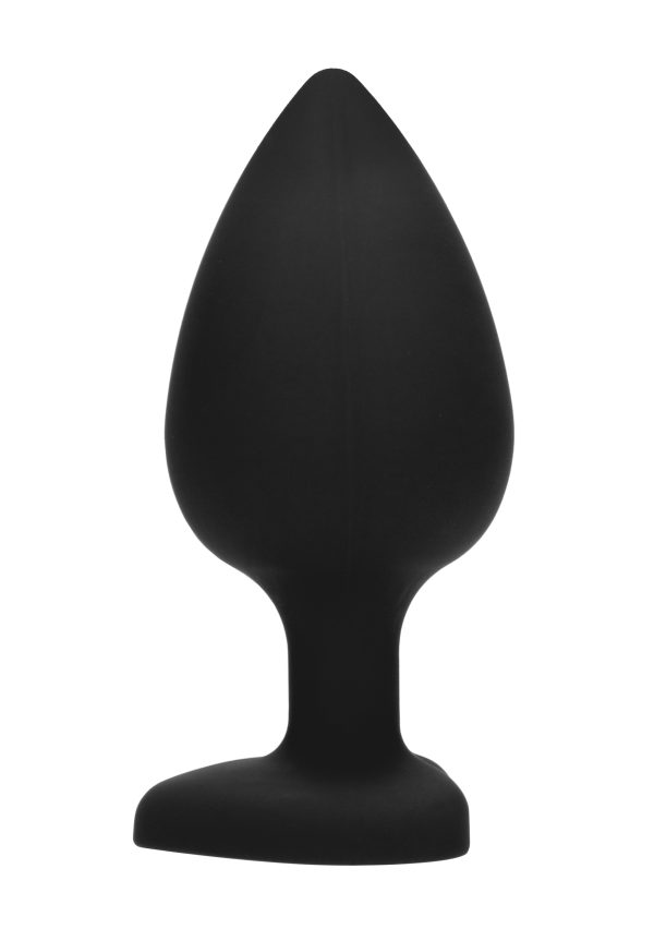 Plug Bijou Anal silicone Heart Noir 8 x 4 cm – Image 5