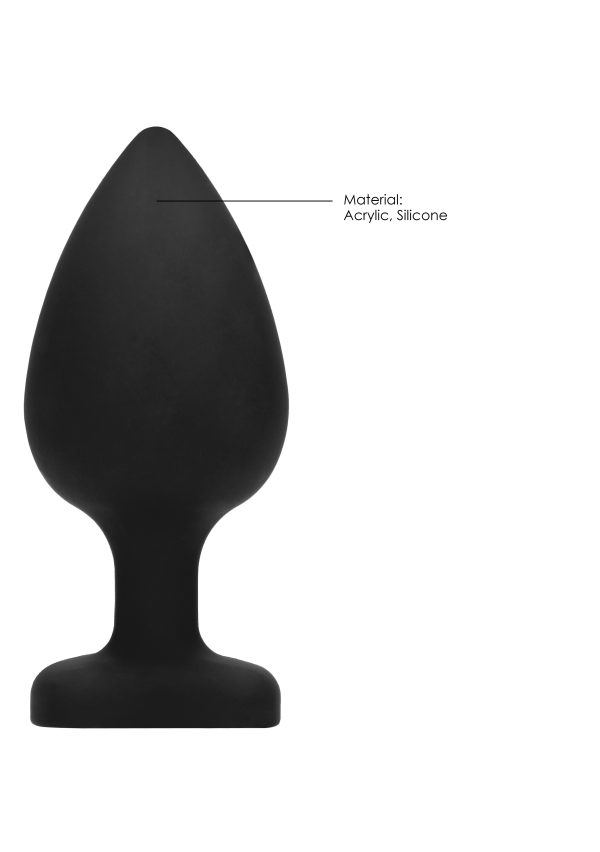 Plug Bijou Anal silicone Heart Noir 8 x 4 cm – Image 8