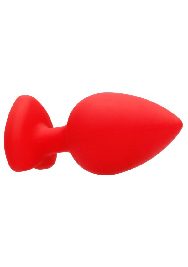 Plug Bijou anal silicone Heart Rouge 8 x 4 cm – Image 8