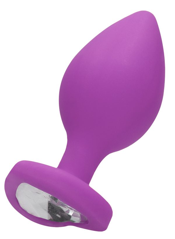 Plug Bijou Anal silicone Heart Violet 8 x 4 cm – Image 3