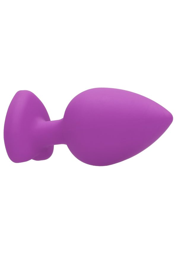 Plug Bijou Anal silicone Heart Violet 8 x 4 cm – Image 7