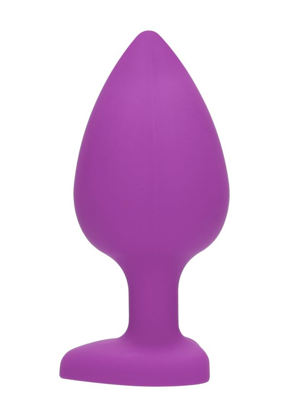 Plug Bijou Anal silicone Heart Violet 8 x 4 cm – Image 9