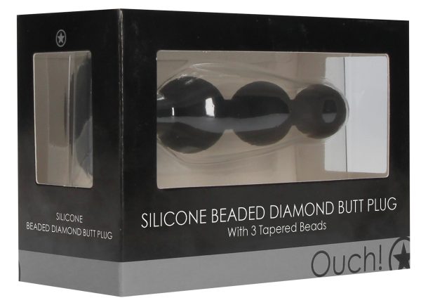 Plug Bijou Beaded Diamond 9.5 x 2.5 cm – Image 2