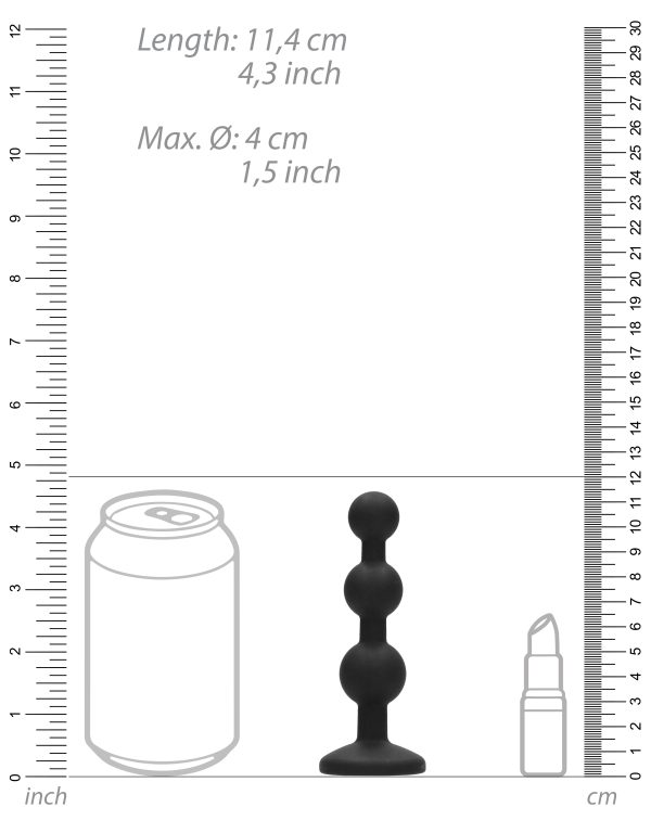 Plug Bijou Beaded Diamond 9.5 x 2.5 cm – Image 4