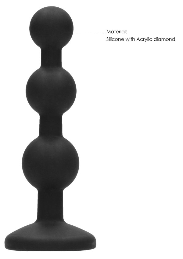 Plug Bijou Beaded Diamond 9.5 x 2.5 cm – Image 7