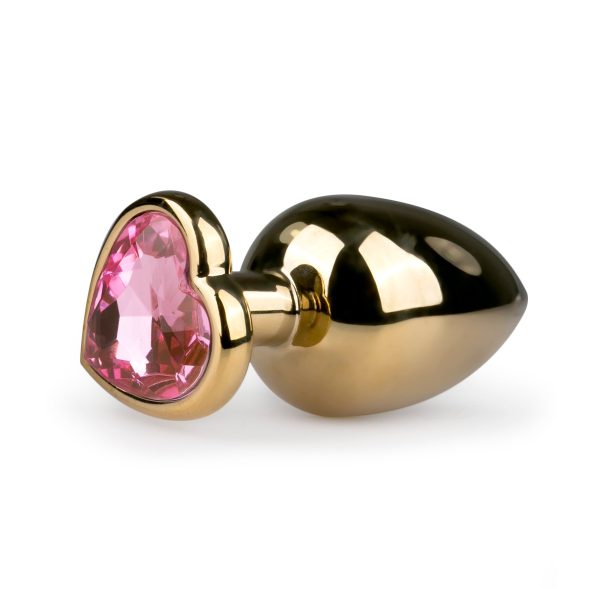 Plug bijou Or en coeur - LARGE 8.2 x 3.8 cm – Image 3