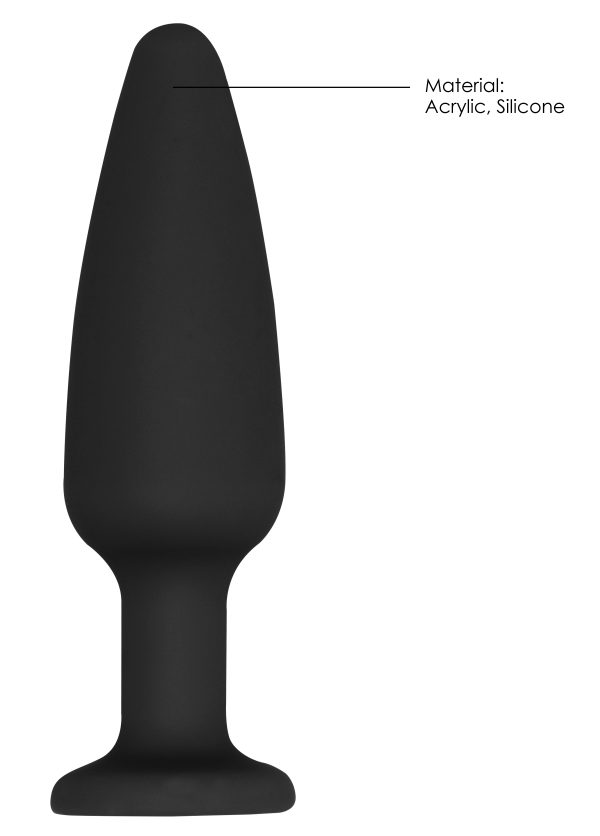 Plug Bijou Silicone Cone Diamond 9 x 3 cm – Image 3