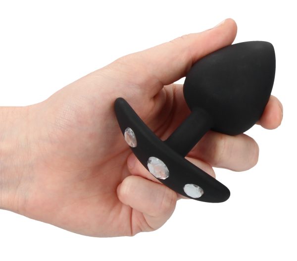 Plug Bijou Silicone Diamond Handle Extra large 8.5 x 4.4 cm – Image 8