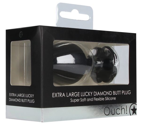 Plug Bijou Silicone Lucky Diamond Extra large 9 x 4.3 cm – Image 2