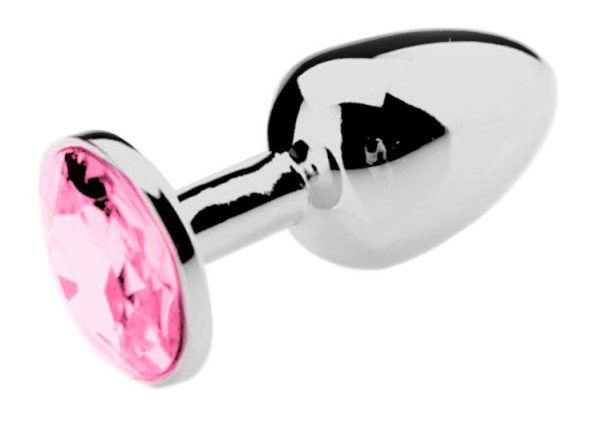 Plug Bijou Strass Rose - LARGE 8 x 4cm – Image 3