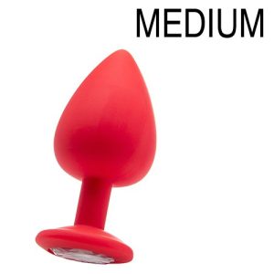 Plug Diamond MEDIUM – 7 x 3.5 cm Rouge