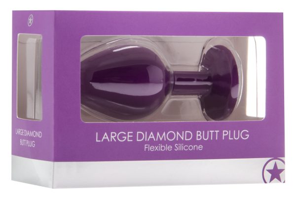 Plug Diamond MEDIUM – 7 x 3.5 cm Violet – Image 2