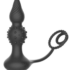 Plug et Cockring Star Pik 12 x 4.3cm
