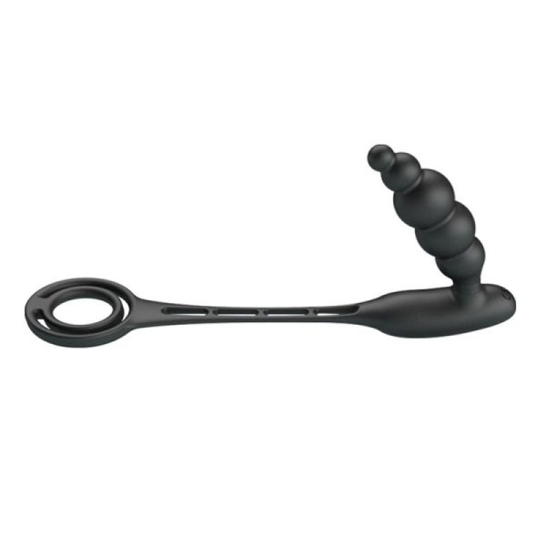 Plug vibrant avec Anneaux VIBRA PENIS 8 x 2.4 cm – Image 4