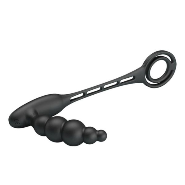 Plug vibrant avec Anneaux VIBRA PENIS 8 x 2.4 cm – Image 10