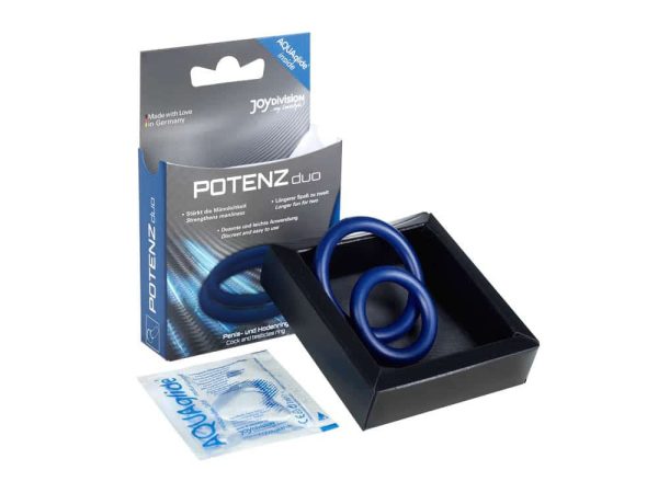 Cockrings x2 Potenz Duo Bleu – Image 2