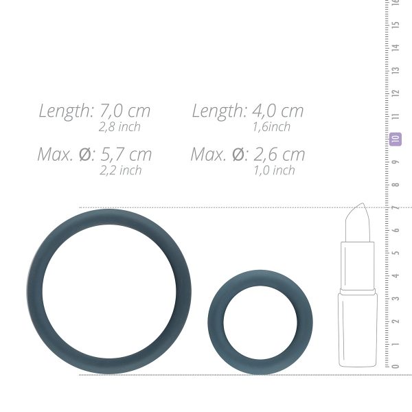 Set 6 cockrings silicone Boners – Image 5