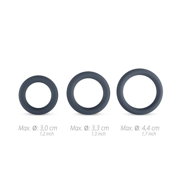 Set de 3 cockrings Boners Silicone 9mm – Image 7