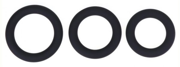 Set de 3 cockrings en silicone