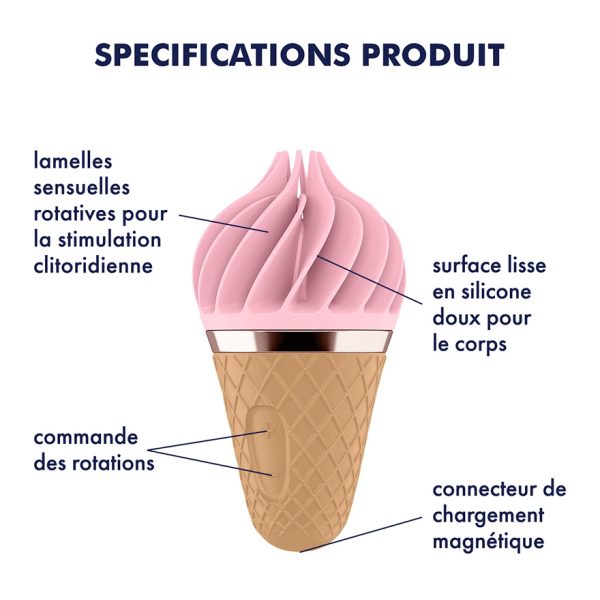 Stimulateur clitoridien Sweet Treat Rose – Image 3