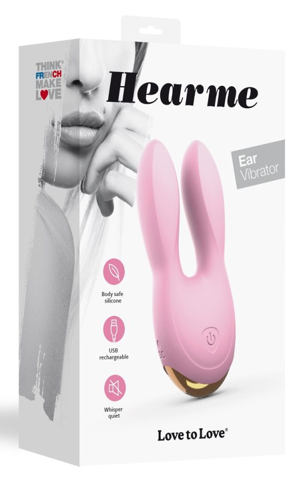 Stimulateur de clitoris Hear Me 11.5 x 5cm Rose – Image 2