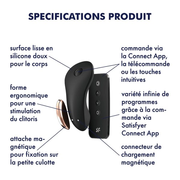 Stimulateur de clitoris LITTLE SECRET - Panty Vibrator Satisfyer – Image 3