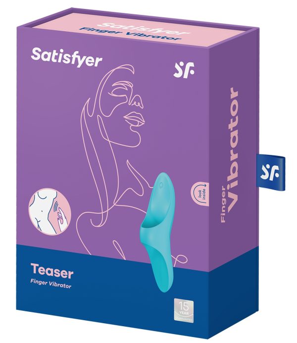 Stimulateur polyvalent Teaser Finger Satisfyer Turquoise – Image 2