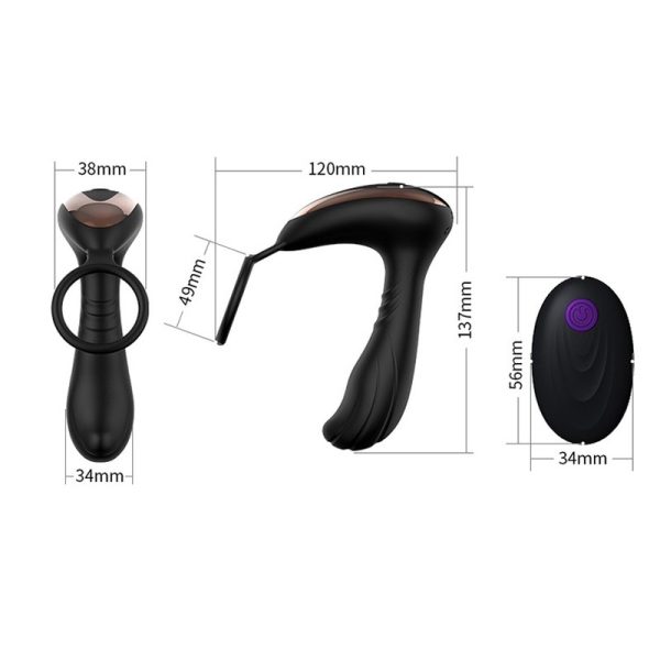 Stimulateur prostatique vibrant MASSAGE 10 x 4.3cm – Image 5