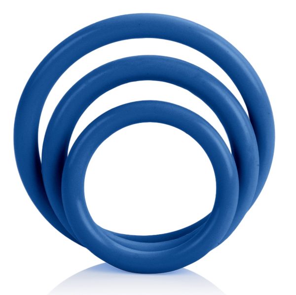 Cockrings Tri-Rings Bleus – Image 3