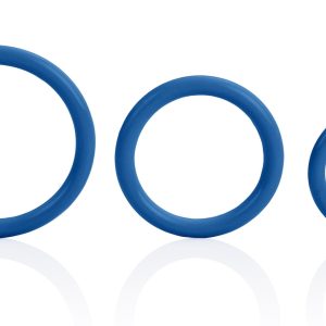 Cockrings Tri-Rings Bleus
