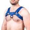 Harnais en cuir Snap Bleu – Image 2