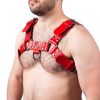 Harnais en cuir Buckle Rouge – Image 2