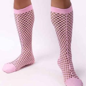 Chaussettes filet FANKAZI Roses