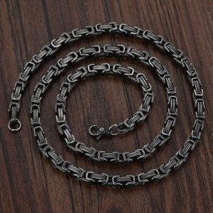 Collier en métal MECHANICAL 60cm