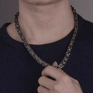 Collier en métal CYCLE 60cm