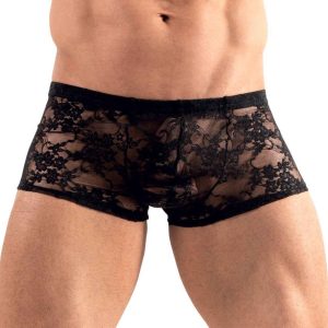 Boxer Dentelle LACE FLOWER Noir