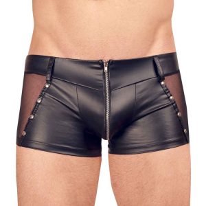 Boxer NAXIS Imitation Cuir Noir