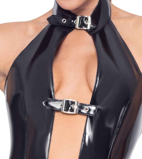 Body Porte-Jarretelles VINYL BODY Noir – Image 4